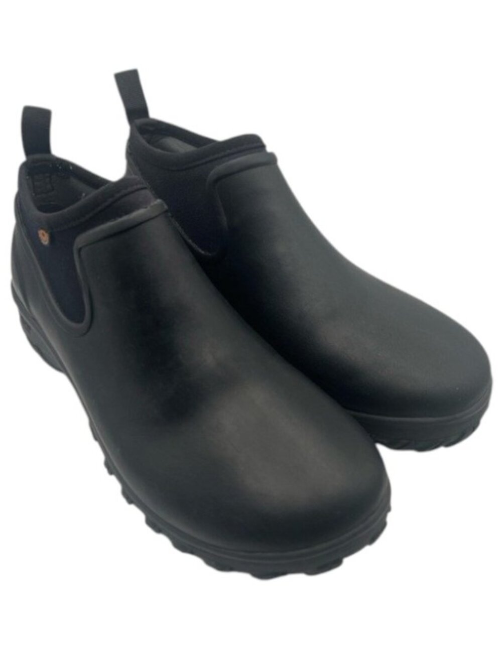 BOGS Sauvie Chelsea Womens 8 Black Waterproof Rain Boots Gorpcore Garden